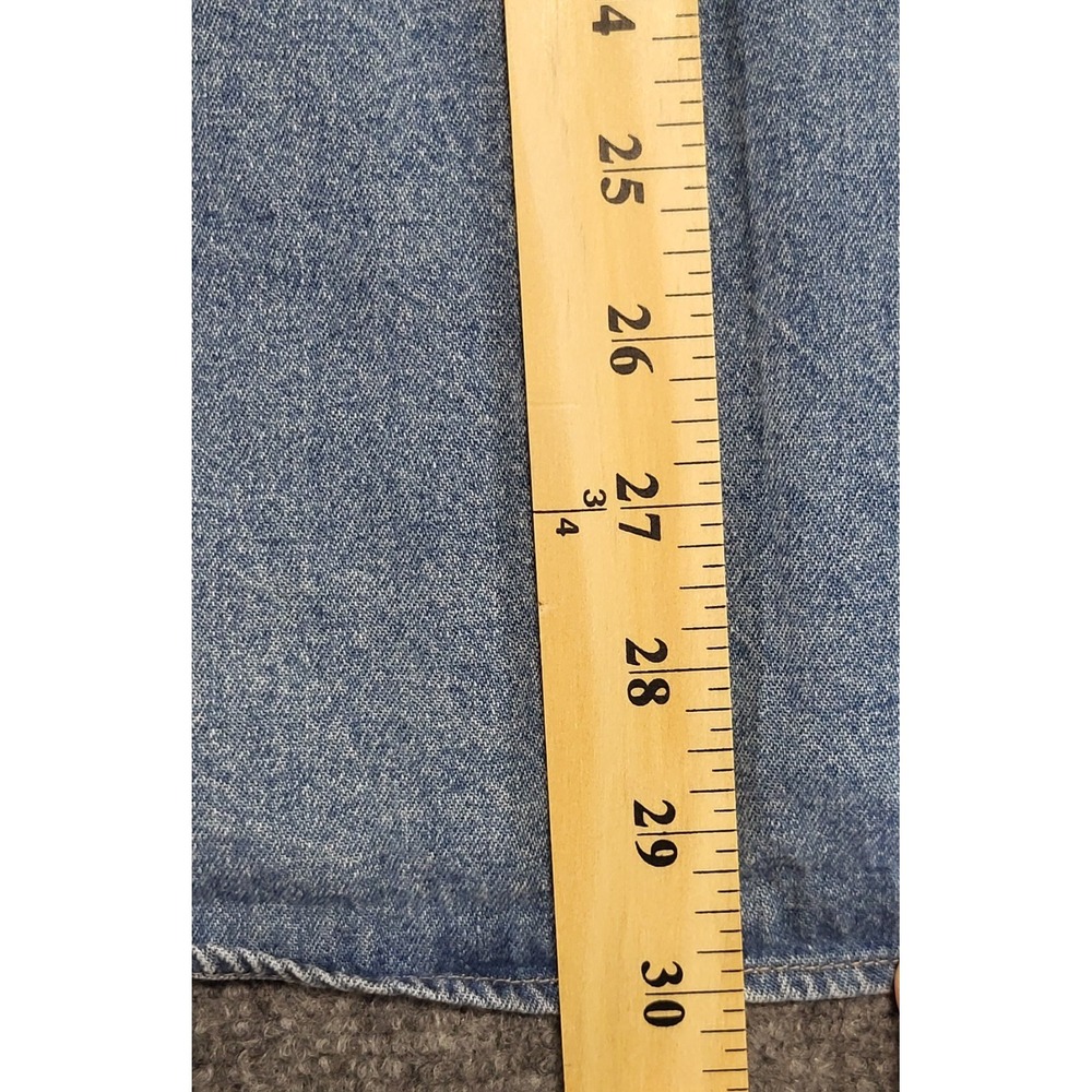 105th Anniversary Harley Davidson Denim Button Front Top Vest Mens XL 2008 Biker - Picture 13 of 16